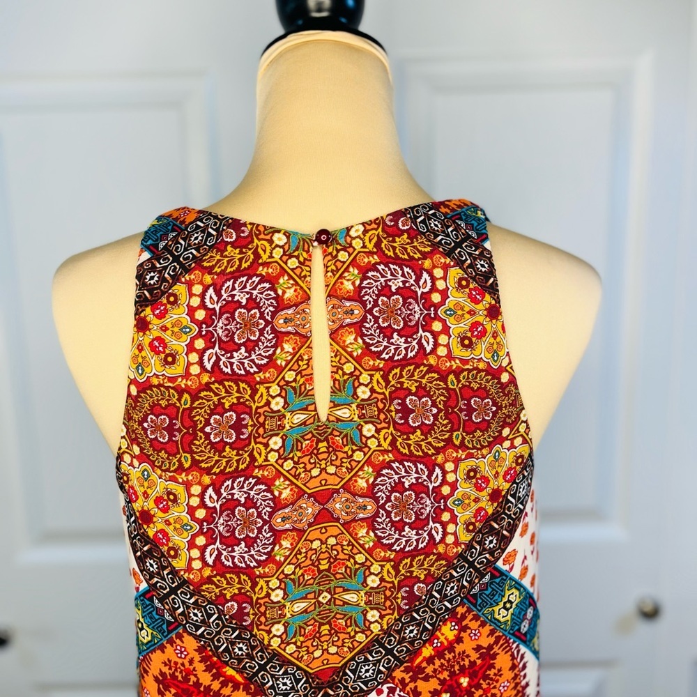 by & by Orange Red Halter Sundress - Picture 5 of 13